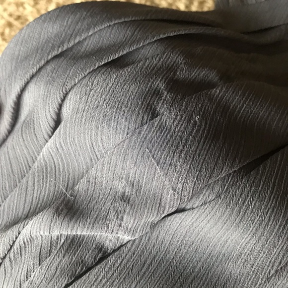 David’s bridal short crinkle chiffon dress - Picture 3 of 7